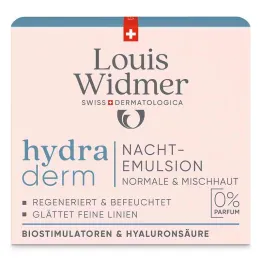 Emulsión nocturna Widmer Hydraderm sin P., 50 ml