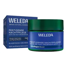 Weleda cuidado nocturno reafirmante genciana azul &amp; Edelweiss, 40 ml