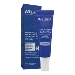 Weleda Antiarrugas Ojos & Cuidado de Labios Genciana Azul & Edelweiss, 10 ml