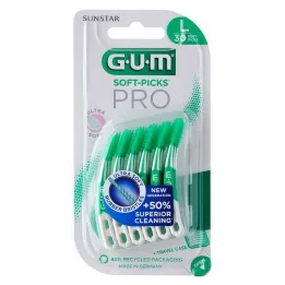GUM Soft Picks Pro grandes, 30 piezas