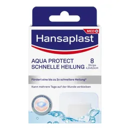 Hansaplast Aqua Protect apósitos de curación rápida, 8 piezas