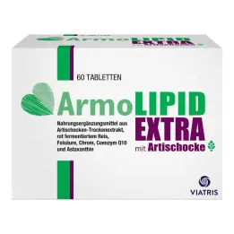 Tabletas Armolipid Extra con alcachofa, 60 piezas