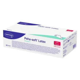 Peha-Soft Latex Protect Guantes de examen desechables no estériles PF L, 100 ST