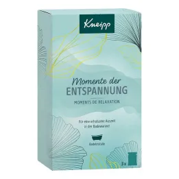 Set de regalo momentos de relajación de cristales de baño Kneipp, 3x60 g