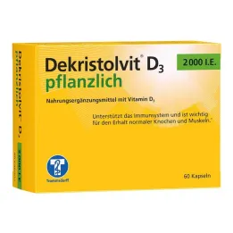 Dekristolvit D3 2000 UI cápsulas vegetales, 60 piezas