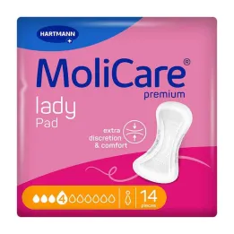 Molicare Premium Lady Pad 4 gotas, 14 st