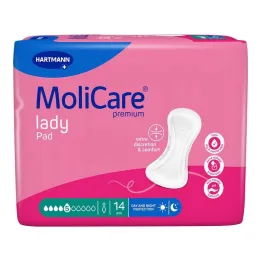 Molicare Premium Lady Pad 5 gotas, 14 st