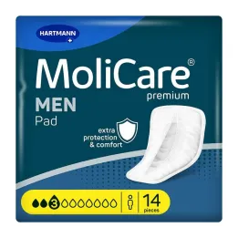 Molicare Premium Men Pad 3 gotas, 14 st