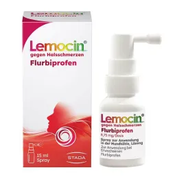 Lemocin flurbiprofeno 8,75 mg / dosis Spray para uso en la cavidad bucal, 15 ml