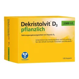 Dekristolvit D3 2000 UI cápsulas vegetales, 120 piezas