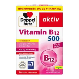 Doppelherz vitamina B12 500 tabletas, 30 piezas