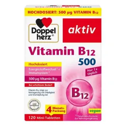 Doppelherz vitamina B12 500 tabletas, 120 piezas