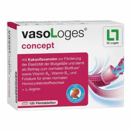 Vasologes concepto tabletas recubiertas de película, 120 st