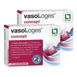 Vasologes concepto tabletas recubiertas de película, 240 st