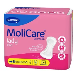 Molicare Premium Lady Pad 3 gotas, 12 st