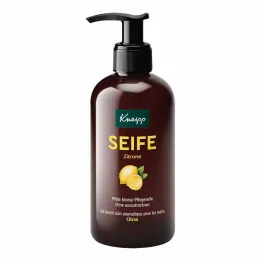 Jabón Kneipp Jabón de cuidado con aroma suave de limón, 250 ml