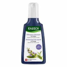 Champú brillo plateado Rausch con salvia, 200 ml