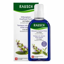 Tónico para cuero cabelludo con brillo plateado de Rausch con salvia, 200 ml