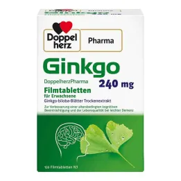 Ginkgo DoppelherzPharma 240 mg tabletas recubiertas de película, 120 st