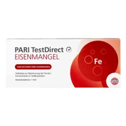 Prueba de detección de deficiencia de hierro en sangre Pari Testdirect (1 unidad)