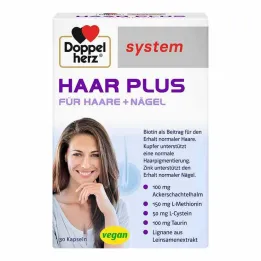 Cápsulas del sistema Doppelherz Hair Plus, 30 piezas