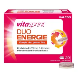 Tabletas energéticas Vitasprint Duo, 20 st