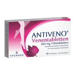 ANTIVENO Tabletas venosas 360 mg tabletas recubiertas con película, 30 piezas