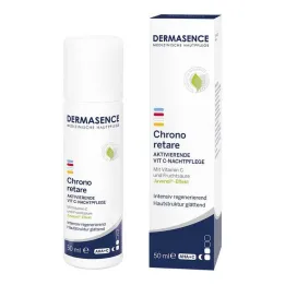 Dermasence Chrono retare activando el cuidado nocturno de vitamina C, 50 ml