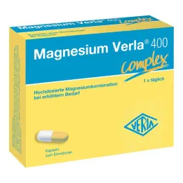 Magnesio Verla 400 cápsulas, 30 piezas