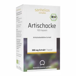 Cápsulas de alcachofa ecológica Sanhelios, 100 piezas