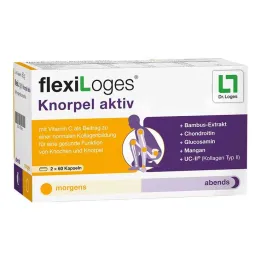 Cápsulas activas de cartílago Flexiloges, 120 piezas