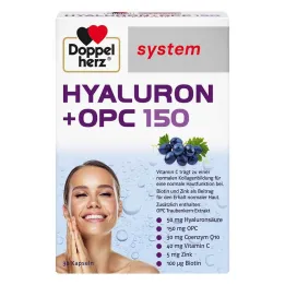 Cápsulas del sistema Doppelherz Hyaluron + OPC , 30 piezas