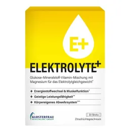 Electrolitos + gránulos para hacer barras de suspensión oral, 20 piezas