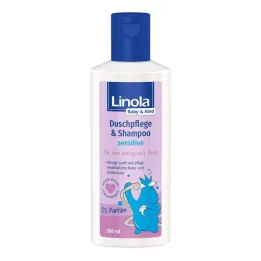 Linola Baby & Cuidado de ducha infantil & Champú Sensible (200 ml)