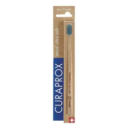 Curaprox CS cepillo de dientes de madera ultra suave, 1 ud