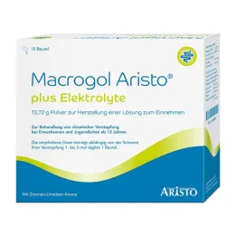 Macrogol Aristo plus electrolitos 13,72 g Ple, 10 st