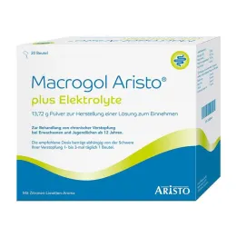 Macrogol Aristo plus electrolitos 13,72 g Ple, 20 st