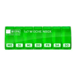 Wepa 1x7 caja semanal UV-protección + verde, 1ud