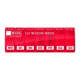 Wepa 1x7 caja semanal UV-protección + rosa, 1ud