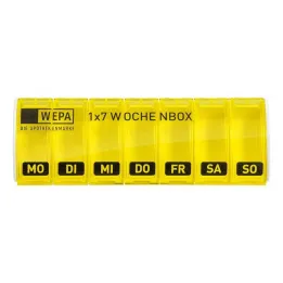 Wepa 1x7 caja semanal UV-protección + amarillo, 1ud