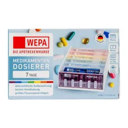 Revista semanal Wepa de 7 días UV-protección + arcoíris, 1 ud