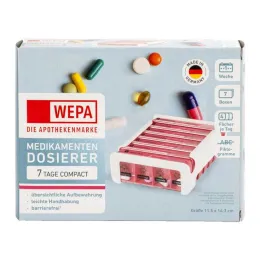 Revista semanal compacta Wepa 7 días blanco / rosa, 1 pieza