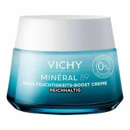 Vichy Mineral 89 crema rica sin fragancia, 50 ml