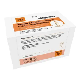 Vitamina B12 Pharmarissano 1 mg / ml solución inyectable ampolla, 10x1 ml