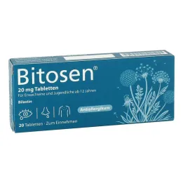 Bitosen 20 mg tabletas, 20 piezas