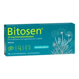 Bitosen 20 mg tabletas bucodispersables, 10 piezas