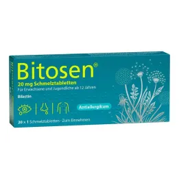 Bitosen 20 mg comprimidos bucodispersables, 20 st