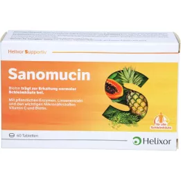 SANOMUCIN comprimidos recubiertos con película gastrorresistentes, 60 unidades. Tabletas recubiertas con película, resistentes al jugo gástrico, 60 piezas