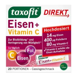 Taxofit Hierro + Vitamina C Gránulos directos, 20 ST