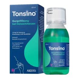 Solución para hacer gárgaras Tonsino para dolores de garganta, 120 ml